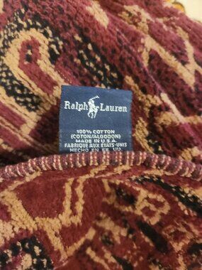 Ralph Lauren Towel Southwestern Aztec Tribal Native Design